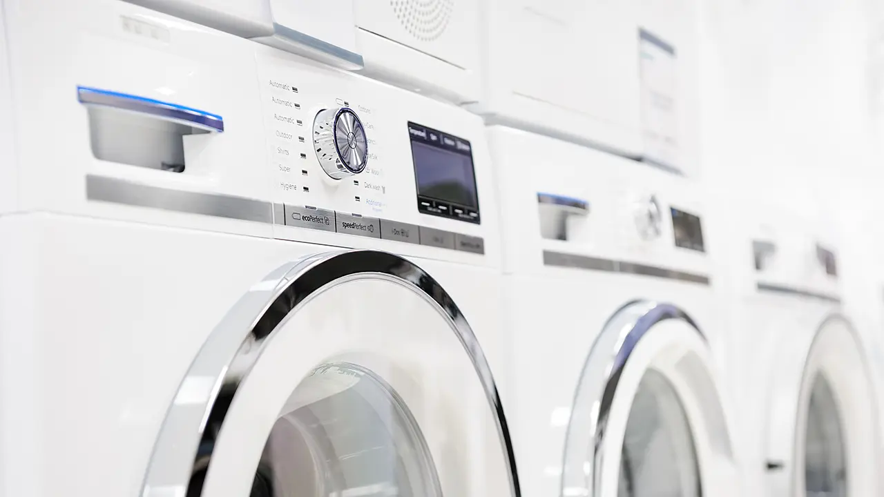 Waschmaschinen - Symbolbild für Haushaltsgeräteindustrie